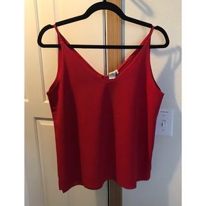 Red tank top